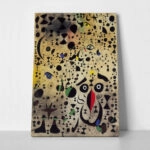 Πινακας σε καμβά JOAN MIRO - THE BEAUTIFUL BIRD REVEALING THE UNKNOWN TO A PAIR OF LOVERS