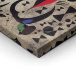 Πινακας σε καμβά JOAN MIRO - THE BEAUTIFUL BIRD REVEALING THE UNKNOWN TO A PAIR OF LOVERS