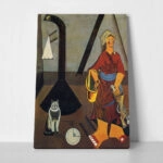 Πινακας σε καμβά JOAN MIRO - THE FARMER'S WIFE