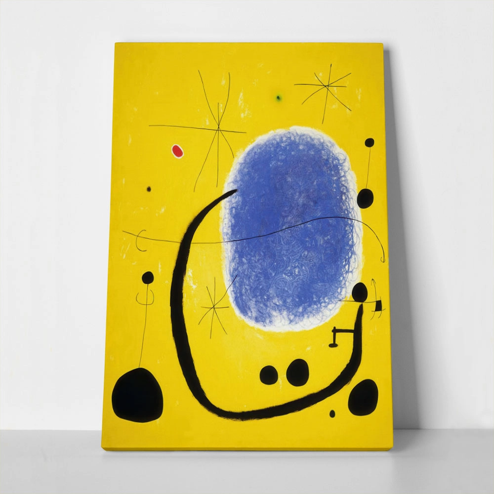 Πινακας σε καμβά JOAN MIRO - THE GOLD OF THE AZURE