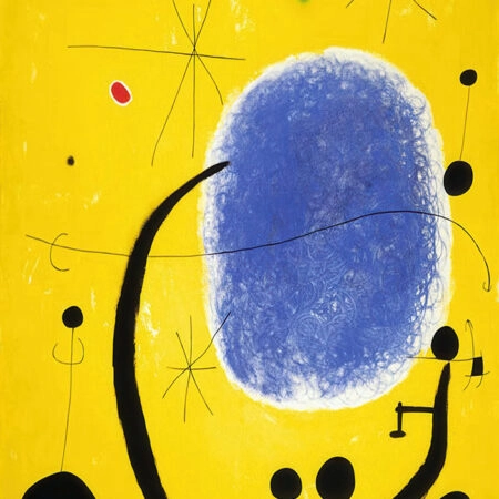 Πινακας σε καμβά JOAN MIRO - THE GOLD OF THE AZURE - Juan Miro Sticky 5