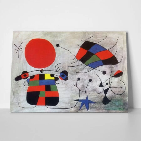Πινακας σε καμβά JOAN MIRO - THE SMILE OF THE FLAMBOYANT WINGS