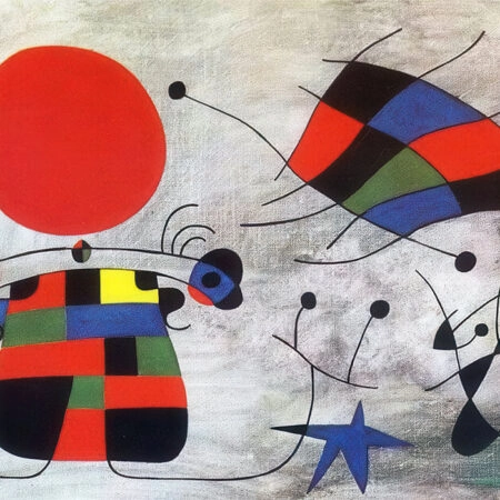 Πινακας σε καμβά JOAN MIRO - THE SMILE OF THE FLAMBOYANT WINGS - Juan Miro Sticky 5
