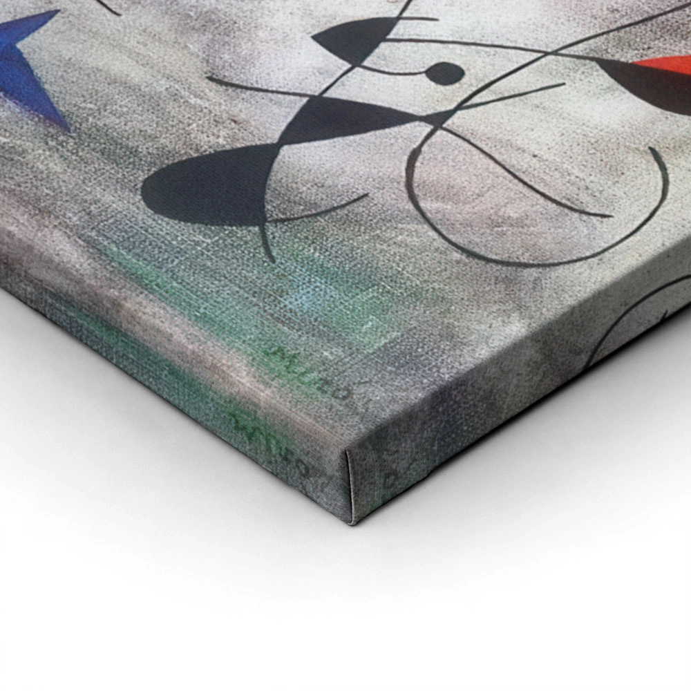 Πινακας σε καμβά JOAN MIRO - THE SMILE OF THE FLAMBOYANT WINGS