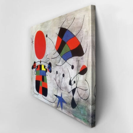 Πινακας σε καμβά JOAN MIRO - THE SMILE OF THE FLAMBOYANT WINGS - Juan Miro Sticky 2