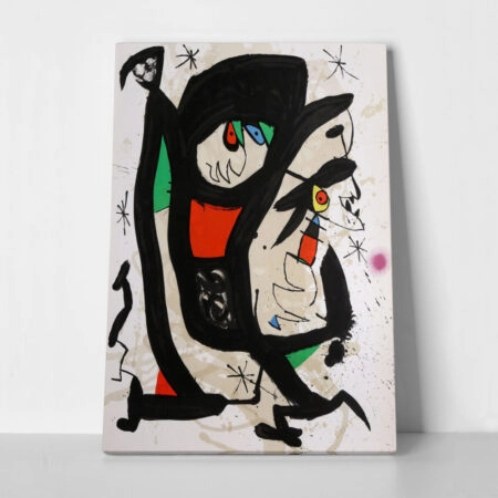 Πινακας σε καμβά JOAN MIRO - YOUNG ARTISTS '73