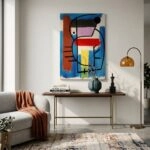Πινακας σε καμβά JOAN MIRO - SEATED WOMAN I