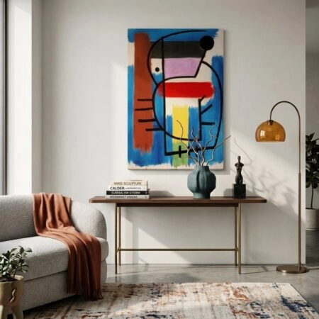 Πινακας σε καμβά JOAN MIRO - SEATED WOMAN I - Juan Miro Sticky 4