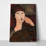 Πινακας σε καμβά MODIGLIANI - ADRIENNE WOMAN WITH BANGS
