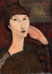Πινακας σε καμβά MODIGLIANI - ADRIENNE WOMAN WITH BANGS