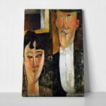 Πινακας σε καμβά MODIGLIANI - BRIDE AND GROOM