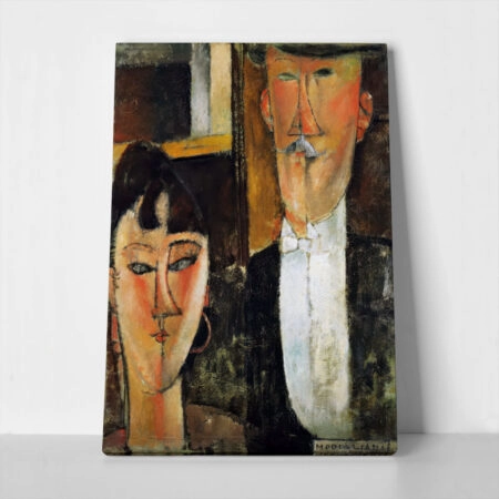Πινακας σε καμβά MODIGLIANI - BRIDE AND GROOM