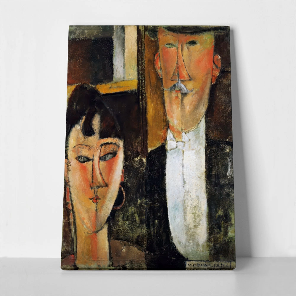 Πινακας σε καμβά MODIGLIANI - BRIDE AND GROOM
