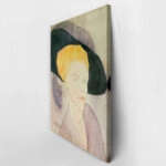 Πινακας σε καμβά MODIGLIANI - HEAD OF A WOMAN WITH A HAT