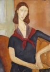 Πινακας σε καμβά MODIGLIANI - JEANNE HÉBUTERNE WITH A SCARF
