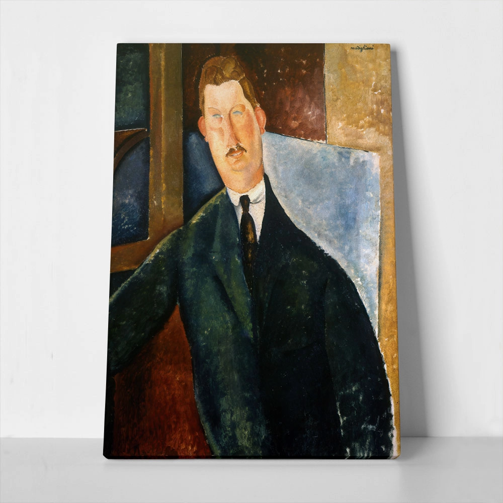 Πινακας σε καμβά MODIGLIANI - PORTRAIT OF A MAN