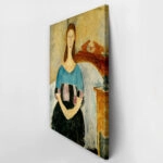 Πινακας σε καμβά MODIGLIANI - PORTRAIT OF JEANNE HÉBUTERNE, SEATED