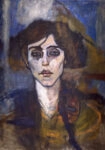 Πινακας σε καμβά MODIGLIANI - PORTRAIT OF MAUDE ABRANTES