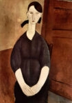 Πινακας σε καμβά MODIGLIANI - PORTRAIT OF PAULETTE JOURDAIN