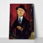 Πινακας σε καμβά MODIGLIANI - PORTRAIT OF THE ART DEALER PAUL GUILLAUME