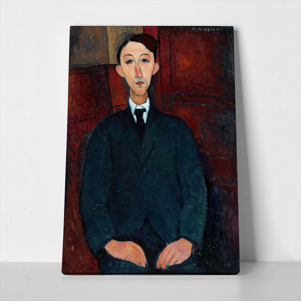 Πινακας σε καμβά MODIGLIANI - PORTRAIT OF THE PAINTER MANUEL HUMBERT