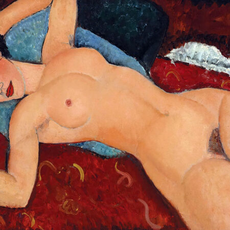 Πινακας σε καμβά MODIGLIANI - RECLINING NUDE 1918 - Modigliani Amedeo Sticky 5