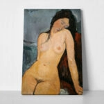 Πινακας σε καμβά MODIGLIANI - SEATED NUDE