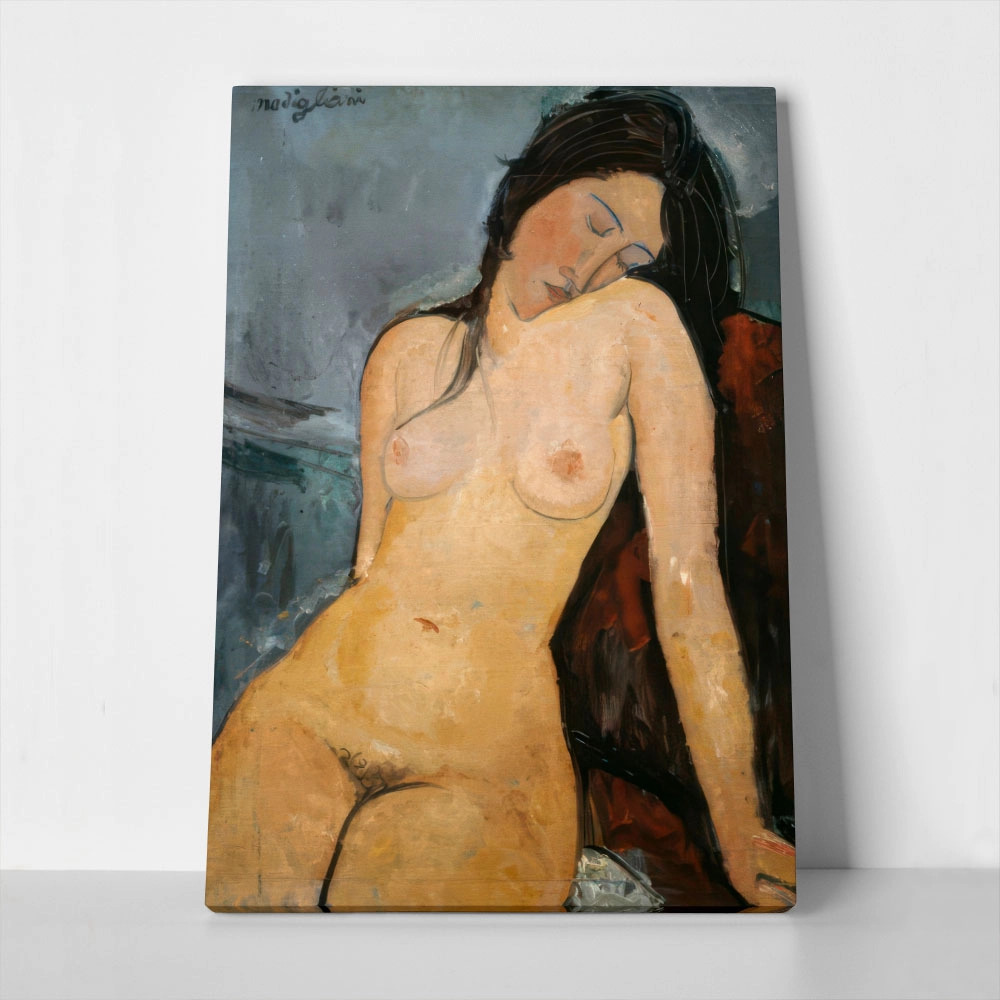 Πινακας σε καμβά MODIGLIANI - SEATED NUDE