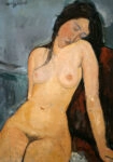 Πινακας σε καμβά MODIGLIANI - SEATED NUDE