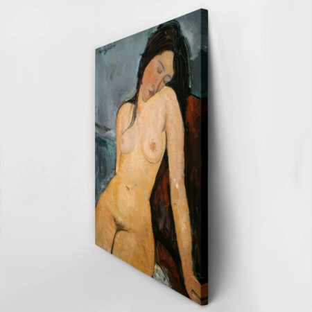 Πινακας σε καμβά MODIGLIANI - SEATED NUDE - Modigliani Amedeo Sticky 2