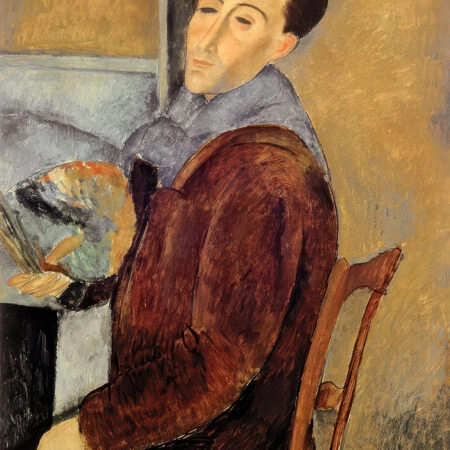 Πινακας σε καμβά MODIGLIANI - SELF PORTRAIT - Modigliani Amedeo Sticky 5