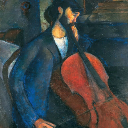 Πινακας σε καμβά MODIGLIANI - THE CELLIST - Modigliani Amedeo Sticky 5