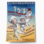 Πόστερ 1874 EXPOSITION ALIMENTAIRE DES CHAMPS-ELYSÉES
