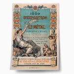 Πόστερ 1880 6TH EXHIBITION OF APPLIED ARTS FOCUSING ON METALWORK