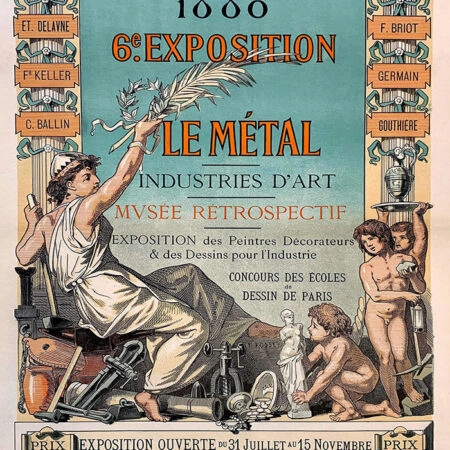 Πόστερ 1880 6TH EXHIBITION OF APPLIED ARTS FOCUSING ON METALWORK - Posters Sticky 2