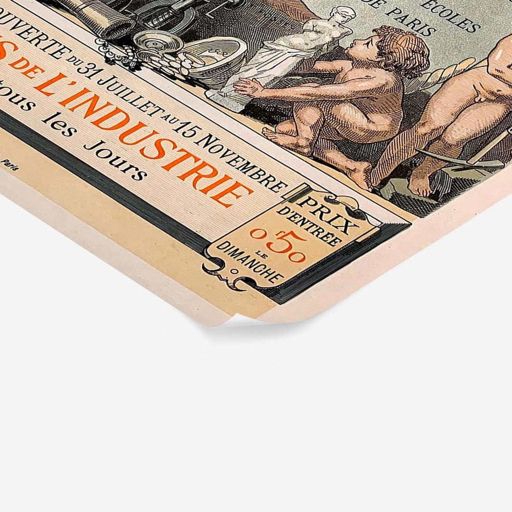 Πόστερ 1880 6TH EXHIBITION OF APPLIED ARTS FOCUSING ON METALWORK