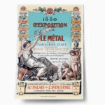 Πόστερ 1880 6TH EXPOSITION OF THE CENTRAL UNION OF FINE ARTS APPLIED TO INDUSTRY