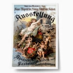 Πόστερ 1887 EXHIBITION POSTER IN DRESDEN