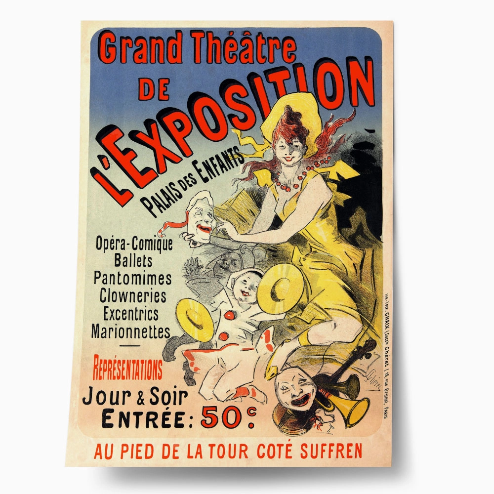 Πόστερ 1889 GRAND THÉÂTRE DE L'EXPOSITION