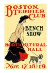 Πόστερ 1890 BOSTON TERRIER CLUB BENCH SHOW