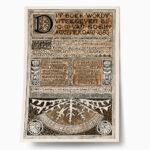 Πόστερ 1893 COLOPHON OF COMMEMORATIVE BOOK
