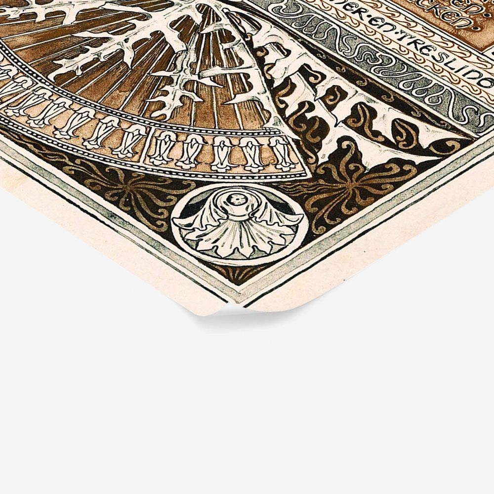 Πόστερ 1893 COLOPHON OF COMMEMORATIVE BOOK