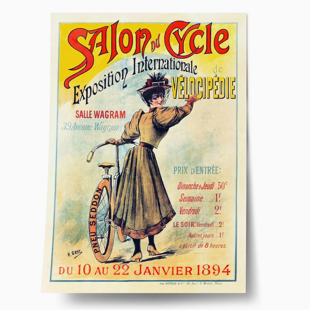 Πόστερ 1894 INTERNATIONAL CYCLE SHOW