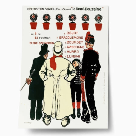 Πόστερ 1895 1ÈRE EXPOSITION ANNUELLE DE LA SOCIÉTÉ 'LA DEMI-DOUZAINE - Posters