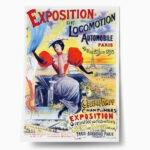 Πόστερ 1895 PARIS AUTOMOBILE SHOW