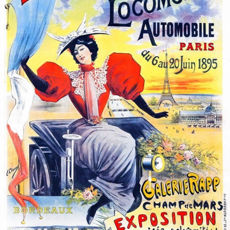 Πόστερ 1895 PARIS AUTOMOBILE SHOW - Posters Sticky 2