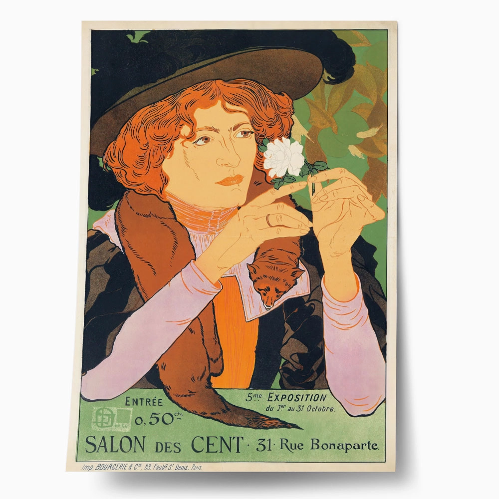 Πόστερ 1896 5TH EXHIBITION OF THE SALON DES CENT