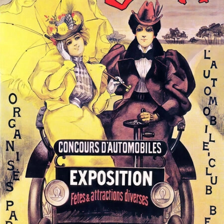 Πόστερ 1896 AUTOMOBILE COMPETITION AND EXPOSITION IN SPA - Posters Sticky 2