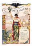 Πόστερ 1896 JOURNAL OFFICIEL ILLUSTRÉ DE L'EXPOSITION NATIONALE SUISSE