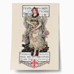 Πόστερ 1897 FESTA DELL'ARTE E DEI FIORI, FIRENZE